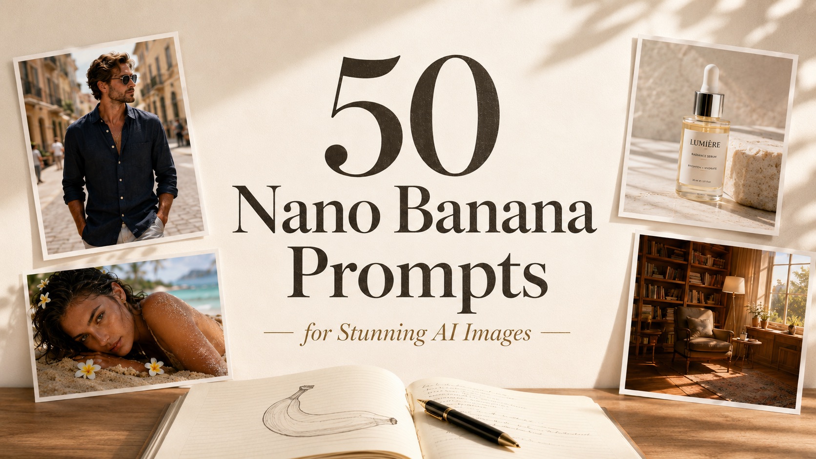 50 Best Nano Banana Prompts for AI Images in 2026